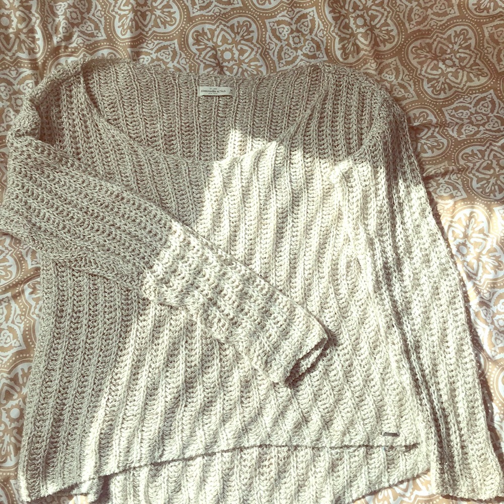 Abercrombie & Fitch sweater with gold detailing